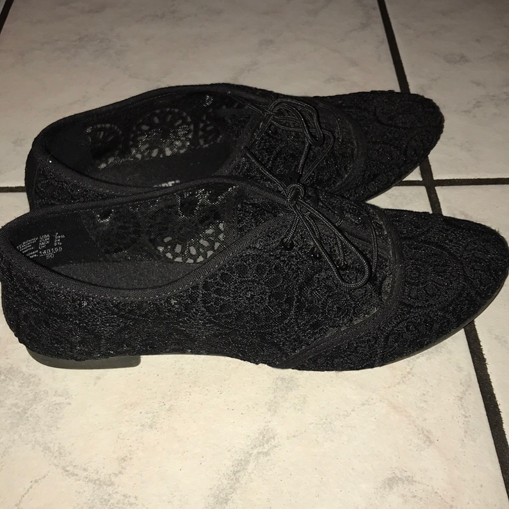 Black Lace Shoes